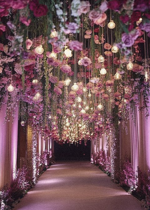 Floral and décor styling for an event