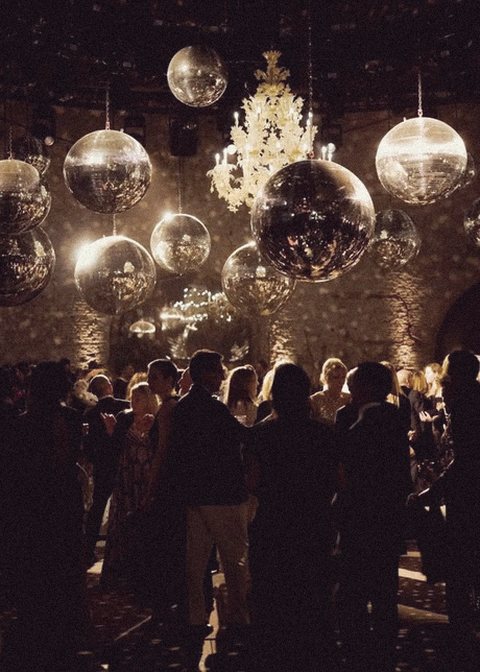 Event planner styling a party venue